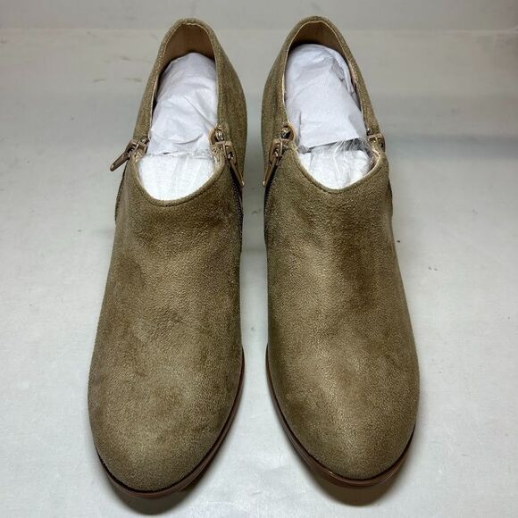 Journee Collection Womens 8 M Taupe Sanzi Zip Up Ankle Booties NIB KX0 - Picture 2 of 6